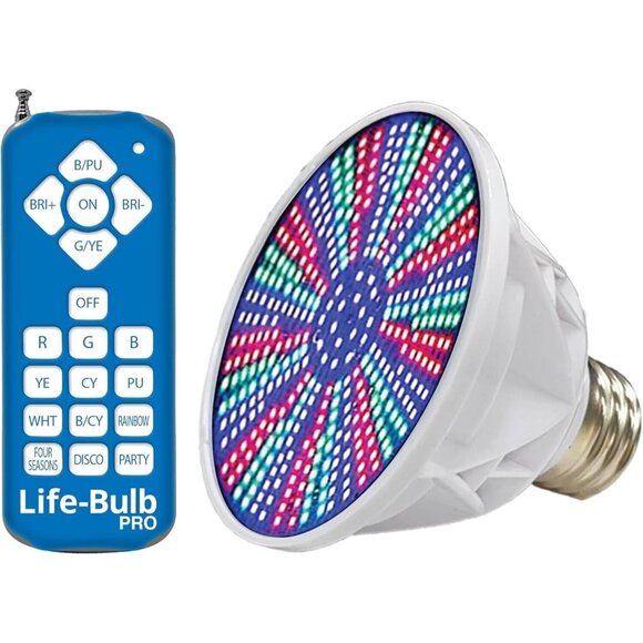 Life-Bulb Pro LED Color Chang Pool Light Bulb with XR Signal Remote Technology - Picture 1 of 4